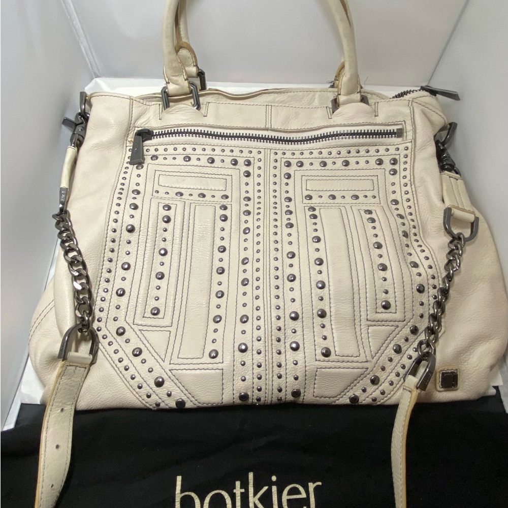 Botkier Studded Leather Tote/Crossbody Bag - Pre-owned in good condition